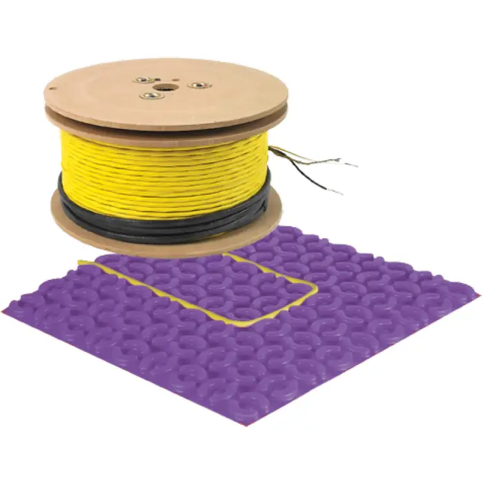 205.7 pi² 240V - Câble de plancher chauffant pour membrane de désolidarisation