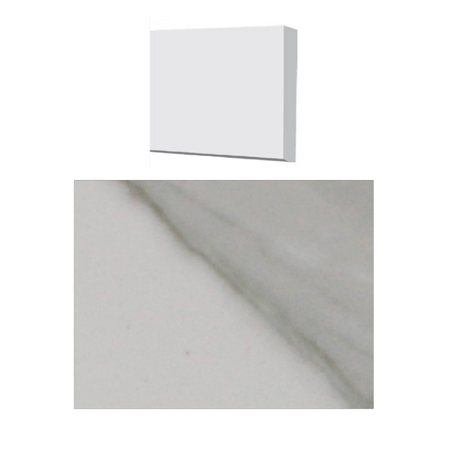 Fusion - Bianco Carrara 3" x 48" - 12 mm - Polished Natural Stone Shower Threshold ||THBC483