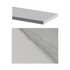 Fusion - Carrara 6" x 76" - 15.9 mm - Polished Engineered Stone Shower Surround ||SJCAR-76