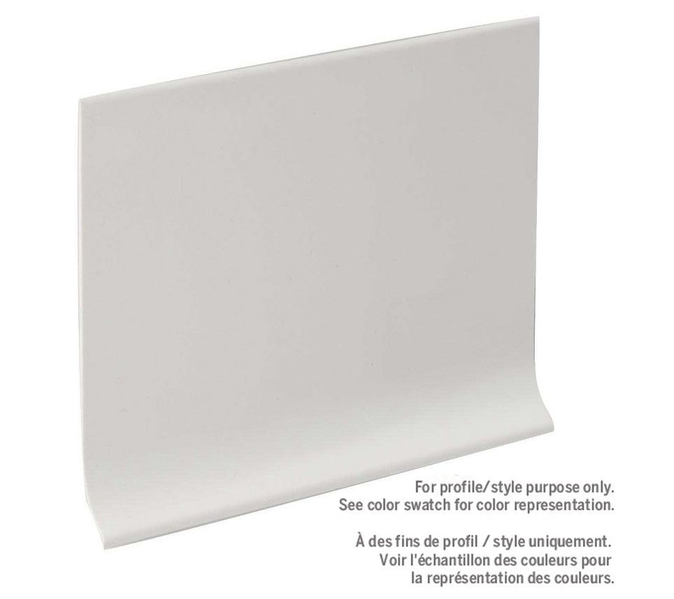 M-D PRO - Plinthe de caoutchouc, en rouleau Gris #048 4" x 120'