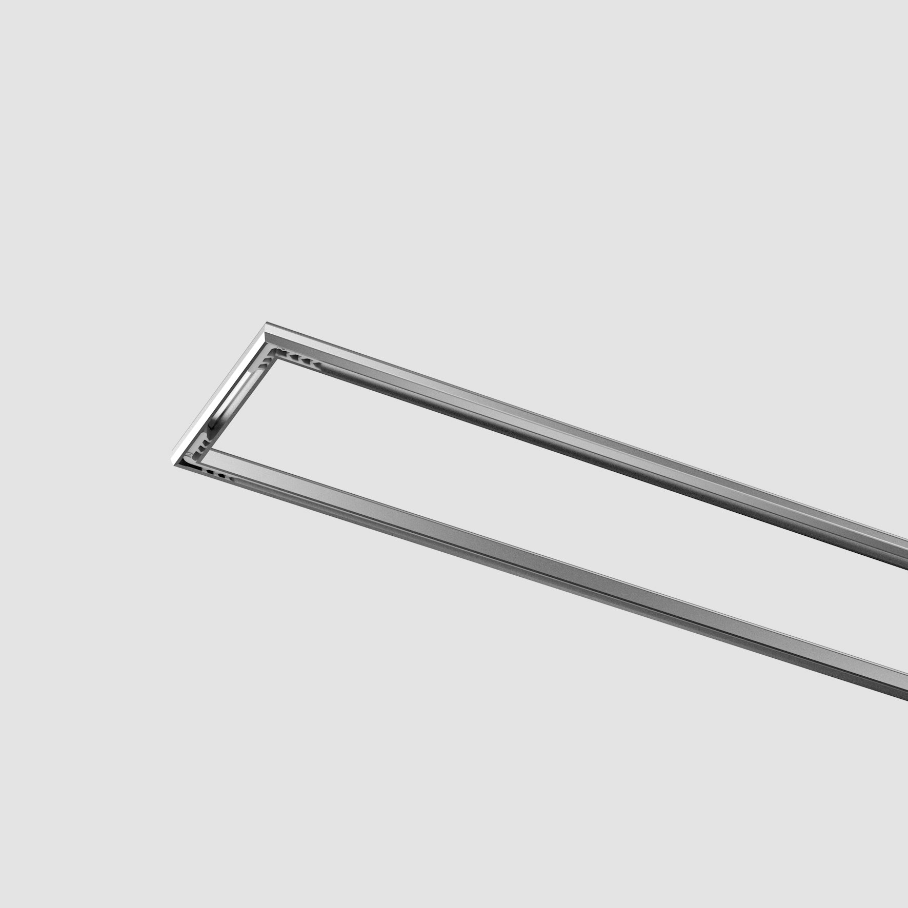 Wedi - Cadre de canal Fundo Riolito Neo - 2-1/2" × 43 3/4" × 1/4"