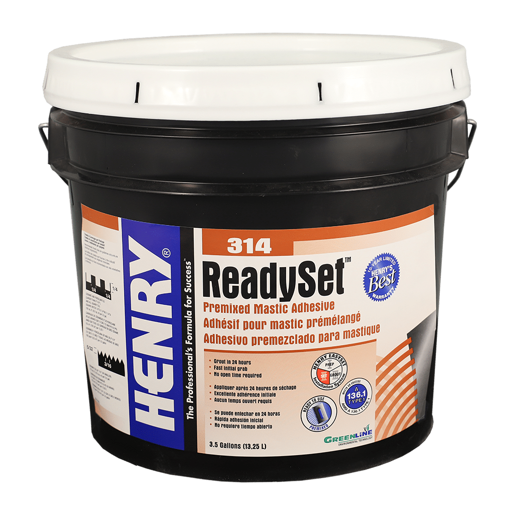Henry - 314 ReadySet Adhésif d'étanchéité prémélangé - 13.25 L
