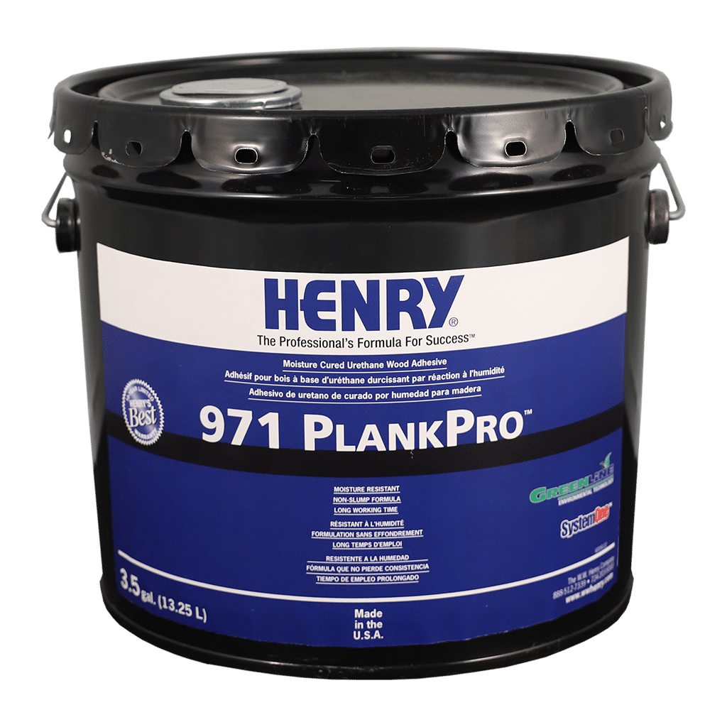 Henry - 971 EZ Plus+ Adhésif uréthane pour bois, durci à l’humidité - 13.25 L
