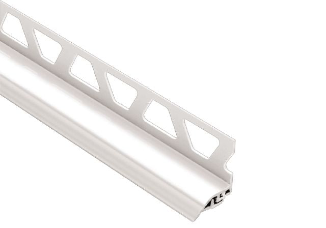 Schluter - DILEX-AS Profilé pour joint de périmètre avec ailette d'ancrage et ruban adhésif - plastique PVC blanc éclatant 8' 2-1/2"