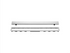 Schluter KERDI-LINE Recessed Linear Drain with Solid Grate Design - Brushed Stainless Steel (V4) 3/4" x 66-7/8" ||KL1AR19EB170