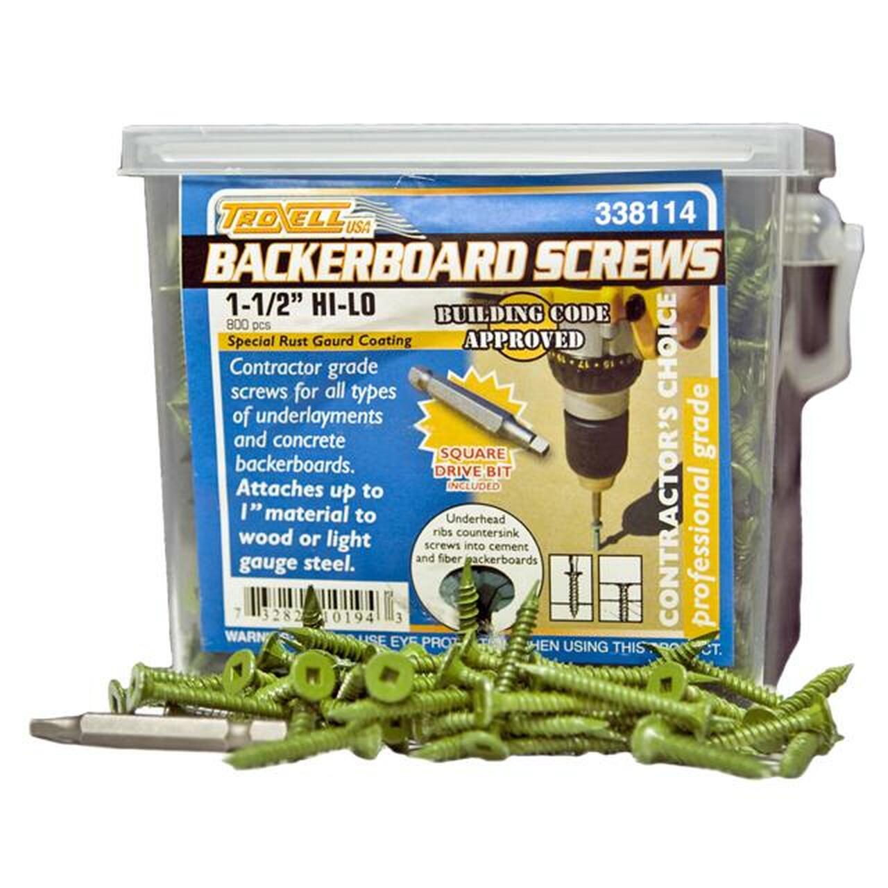 Troxell - Vis pour panneaux 1 1/2" (paquet de 800)