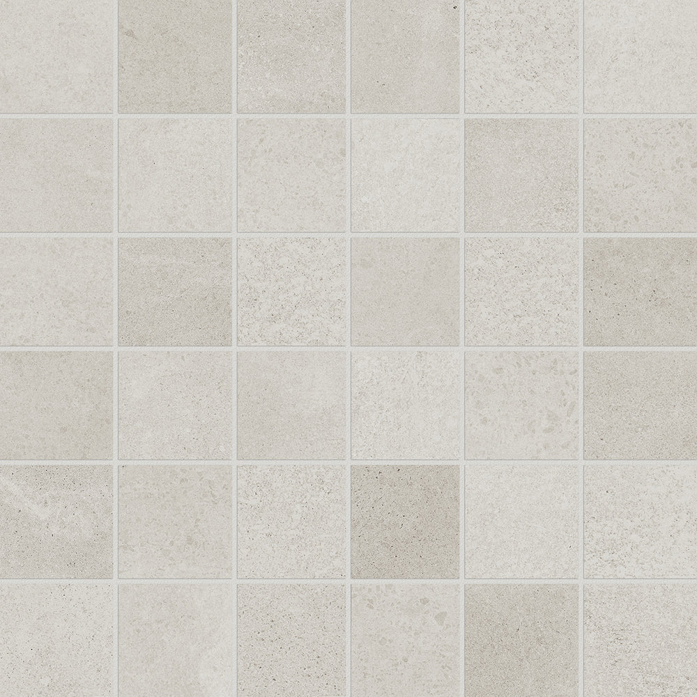 Anatolia - Mosaïque de porcelaine Industria Zinc mate 2" x 2"