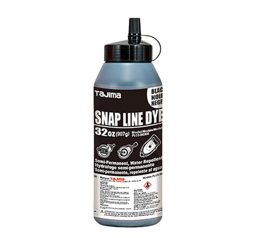 Tajima - Snap Line Dye Craie de marquage permanent ultra-fine - 32 oz. Black