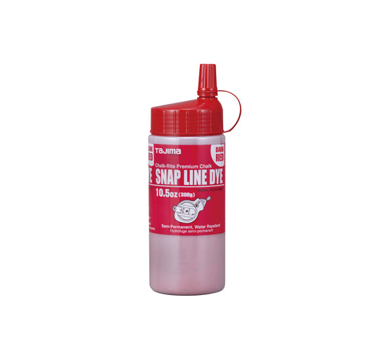 Tajima - Snap Line Dye Craie de marquage permanent ultra-fine - 10.5 oz. Rouge Foncé