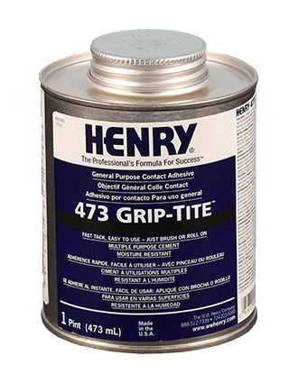 Henry - 473 Grip-Tite Adhésif de contact d'usage général - 473 mL