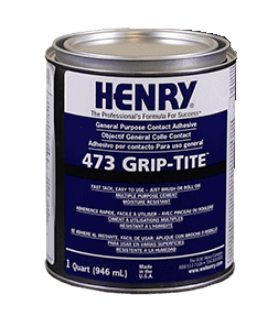 Henry - 473 Grip-Tite Adhésif de contact d'usage général - 946 mL