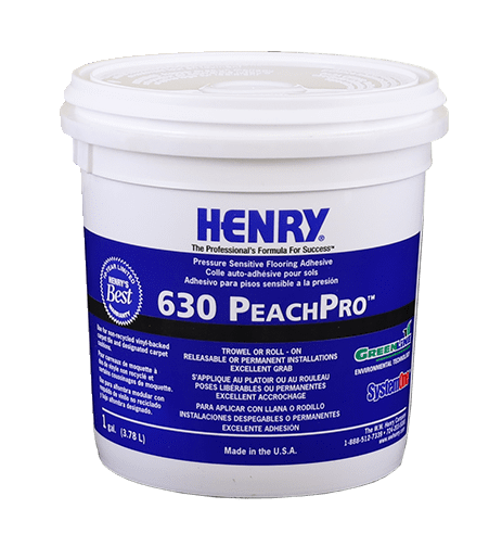 Henry - 630 PeachPro Adhésif de sol sensible à la pression - 3.78 L