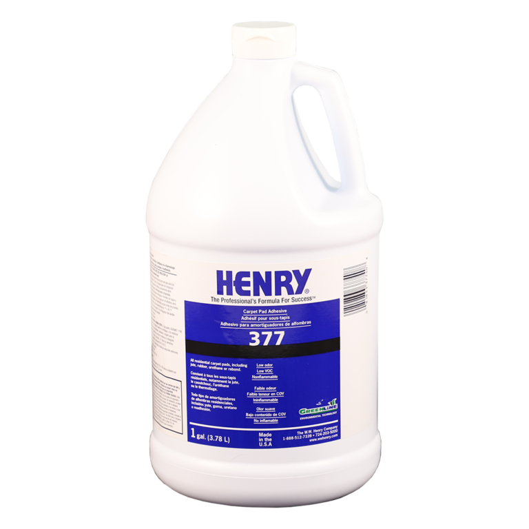 Henry - 377 Adhésif pour sous-tapis - 3.78 L