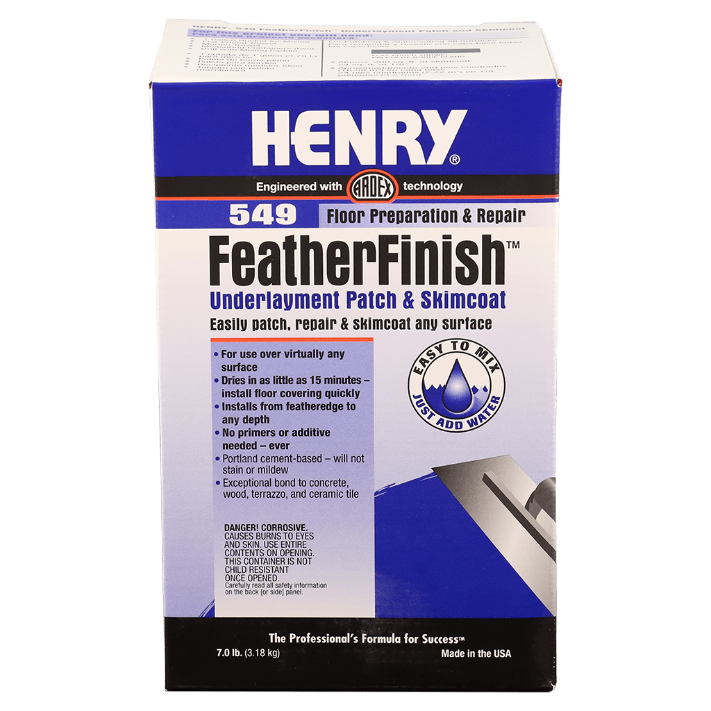 Henry - 549 FeatherFinish Sous-couche, patch et skimcoat - 7 lb (paquet de 4)