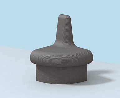 Wedi - Base de banc de douche Sanoasa Comoda 135° 19-11/16 x 25-63/64" x 9-27/32"