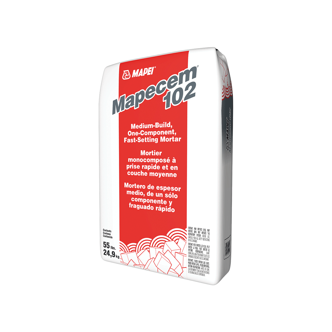 Mapei - Mapecem 102 Mortier à prise rapide et à couche moyenne 24.9 kg