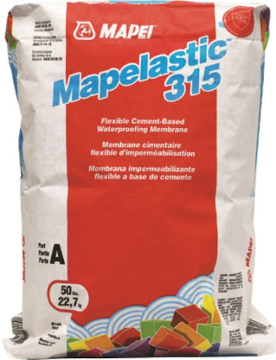 Mapei - Mapelastic 315 Membrane cimentaire d'isolation des fissures et d’imperméabilisation 50 lb