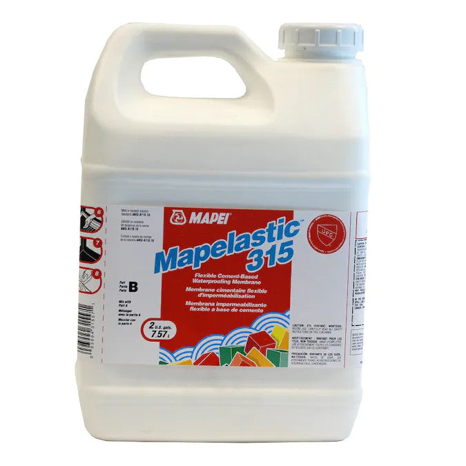 Mapei - Mapelastic 315 Membrane cimentaire d'isolation des fissures et d’imperméabilisation latex 7.57 L