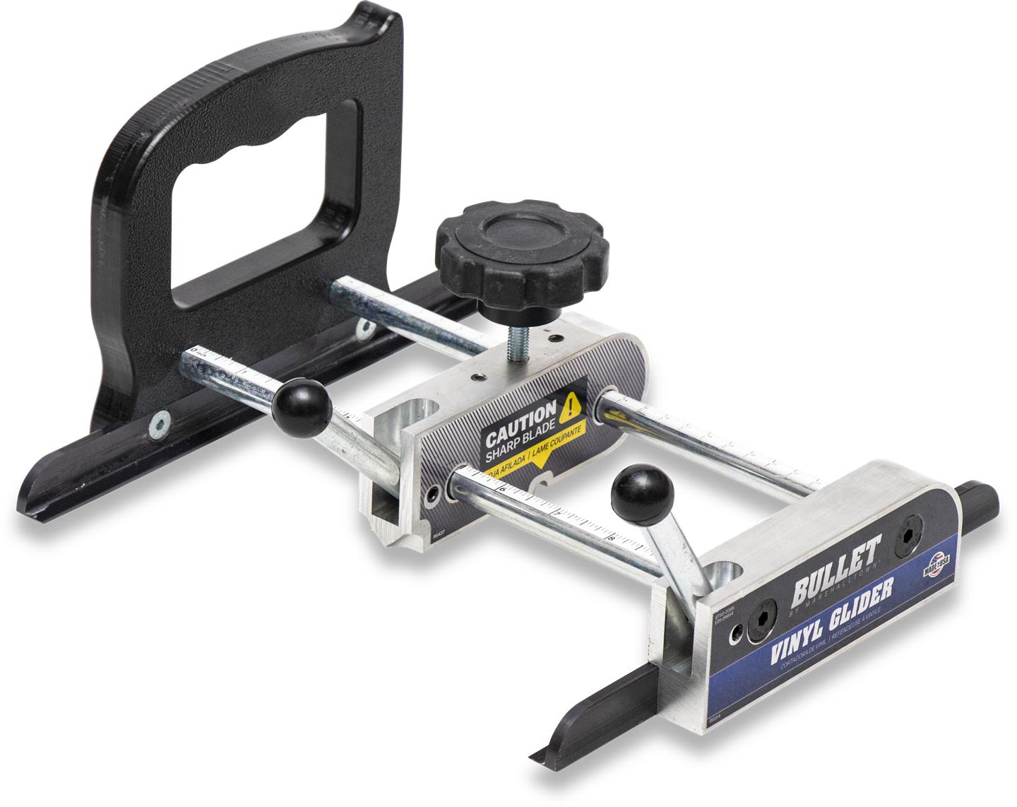 Bullet Tools - Coupe vinyle à glissement avec guide verrouillable de 9-1/2"
