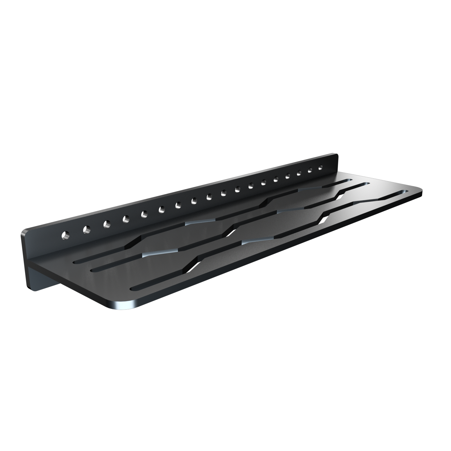 Fusion - Tablette pour douche acier inoxydable Nano 16" x 4 1/2"