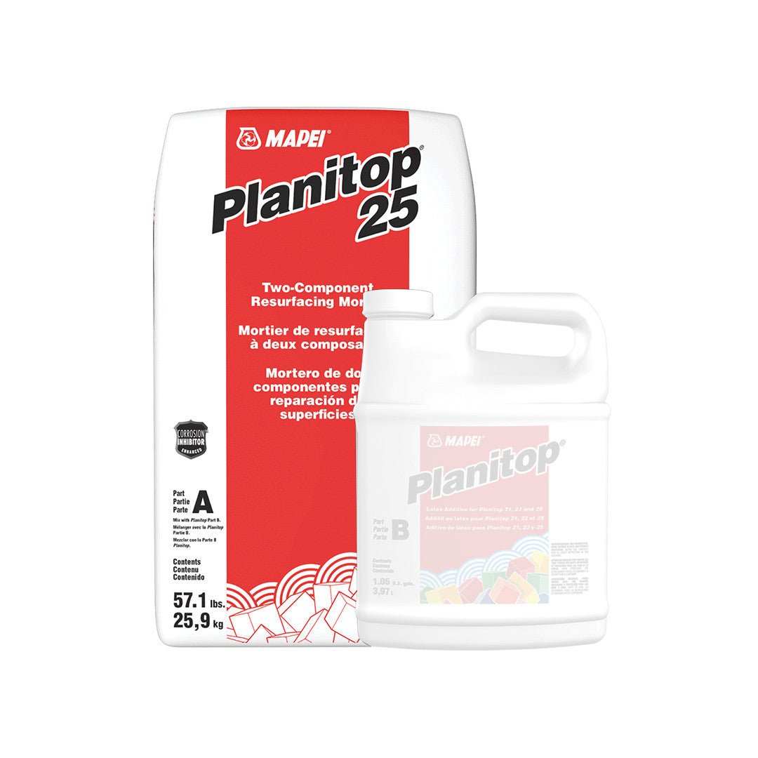 Mapei - Planitop 25 Mortier de resurfaçage, Partie A - 57.1 lb