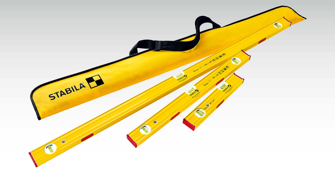 Stabila - Niveaux à bulle PRO SET 80 ASM 48", 24" et 12" avec housse de transport