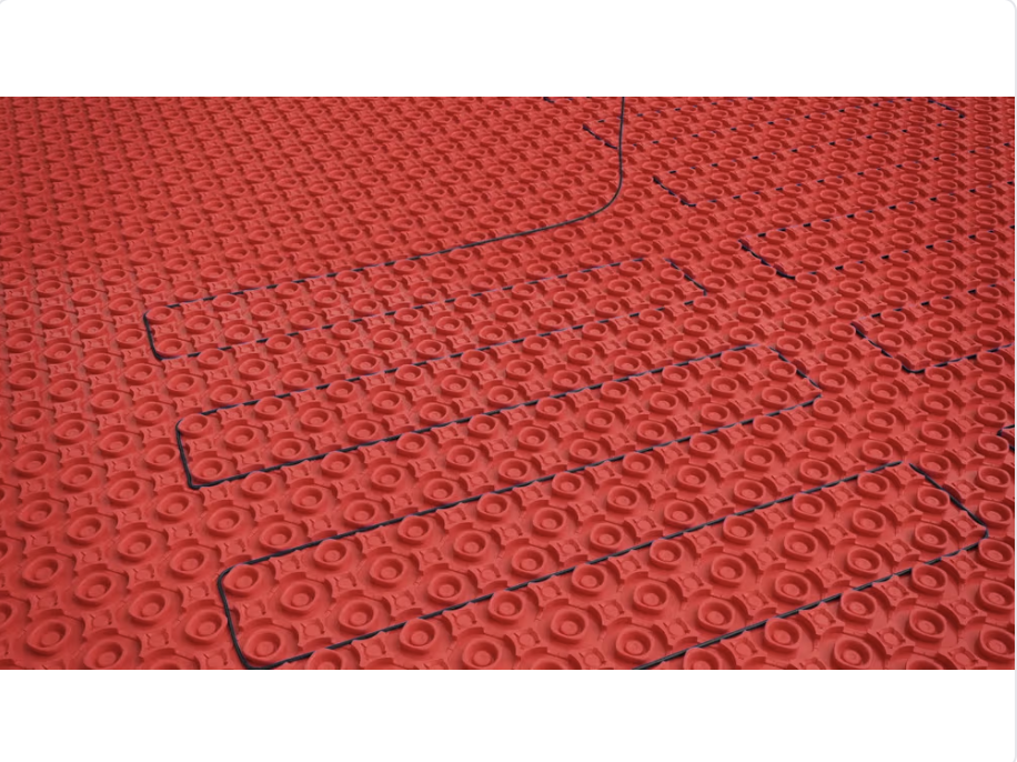 TT8006RED05 Prova Membrane de désolidarisation en rouleau FLEX-HEAT 3' 3" x 16' - 6.5 mm (52 pi²)