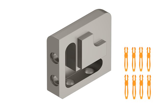 Schluter - Jolly Coin Ext 1/2 Alum Gris Classique ||EV/J125PG