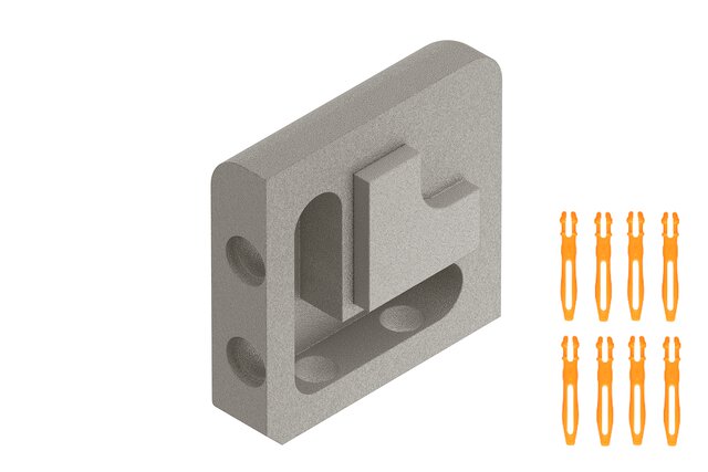 Schluter - Jolly Coin Ext 1/2 Alum Grege ||EV/J125TSBG