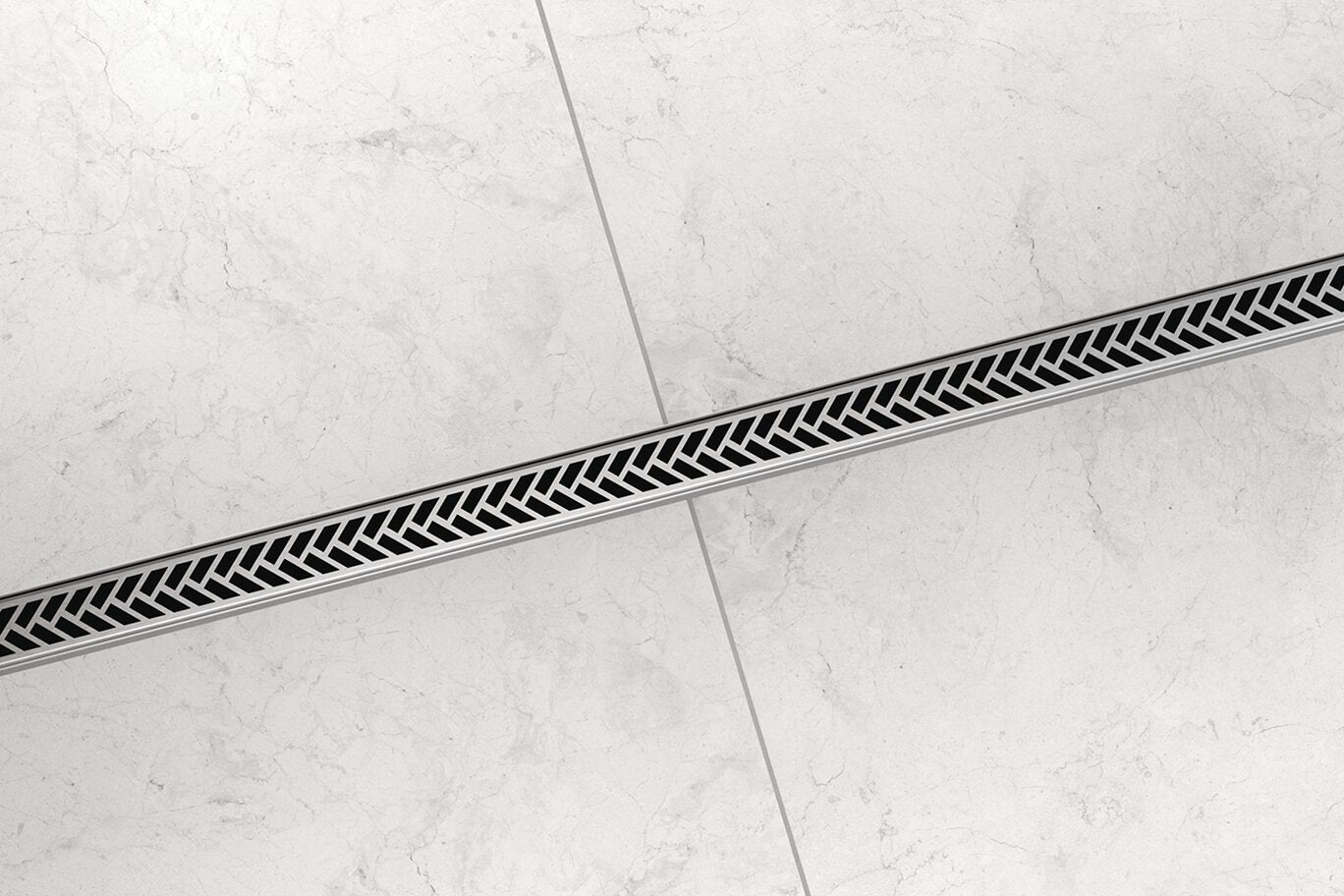 Schluter Systems - Schluter - KERDI-LINE-VARIO 8' D13-HERRINGBONE EB ||KLVRID13EB244