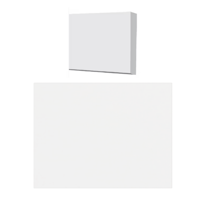 Fusion - Super White 5" x 48" - 12 mm - Polished Artificial Stone Shower Threshold ||THSW48-05