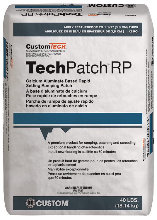 Custom Building Products - Ciment de préparation de sol TechPatch RP 18.14 kg