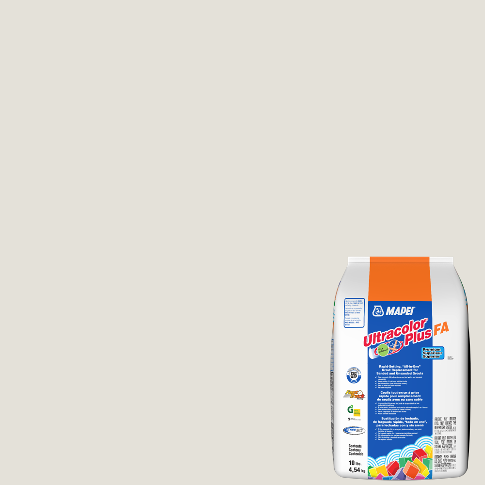 Mapei - Ultracolor Plus FA Coulis tout-en-un à prise rapide #5220 Coquille d'oeuf 10 lb