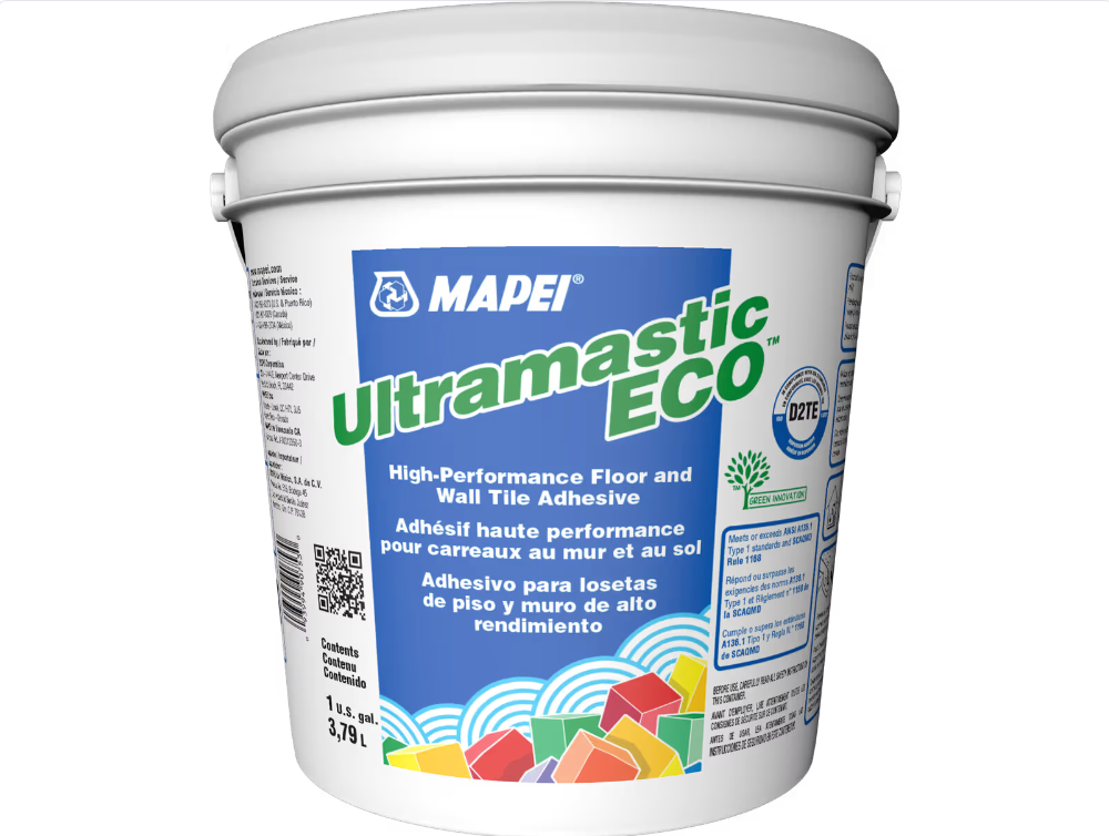 Mapei Ultramastic ECO - 3.79 L - Adhésif haute performance pour carreaux de sol et de mur