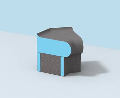 Wedi - Banc de douche Sanoasa Bellina angle droit 135° 11-13/16" x 19-1/8" x 9-1/2"