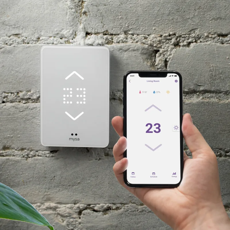 Mysa - Programmable Wi-Fi touch thermostat for underfloor heating