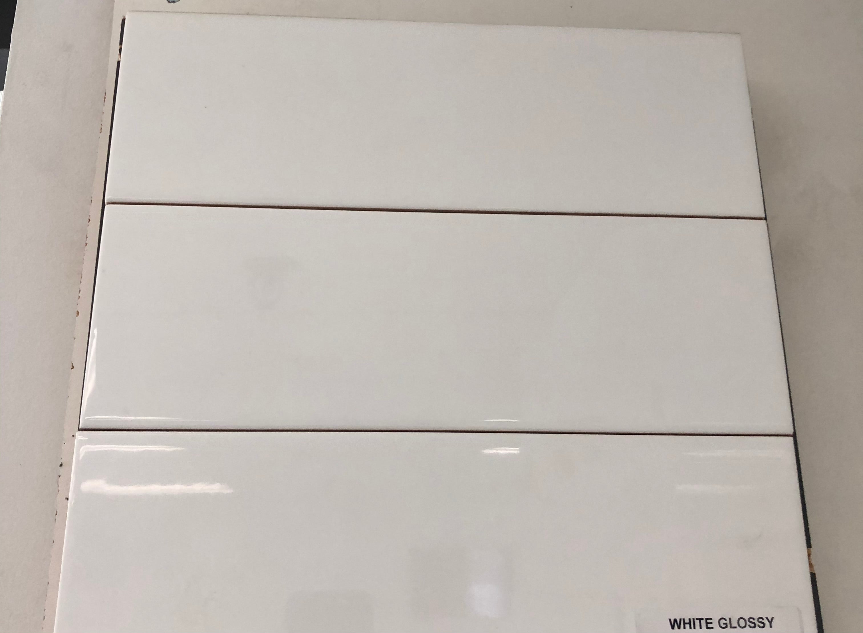 Ceramed - White Glossy Metro Tiles - 3X6 / 4X12 / 4X16 / 8X16 / 12X24