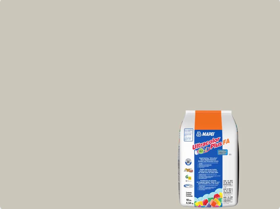 6BU000105 - #01 Albâtre 10 lb - Mapei Ultracolor Plus FA Coulis tout-en-un à prise rapide