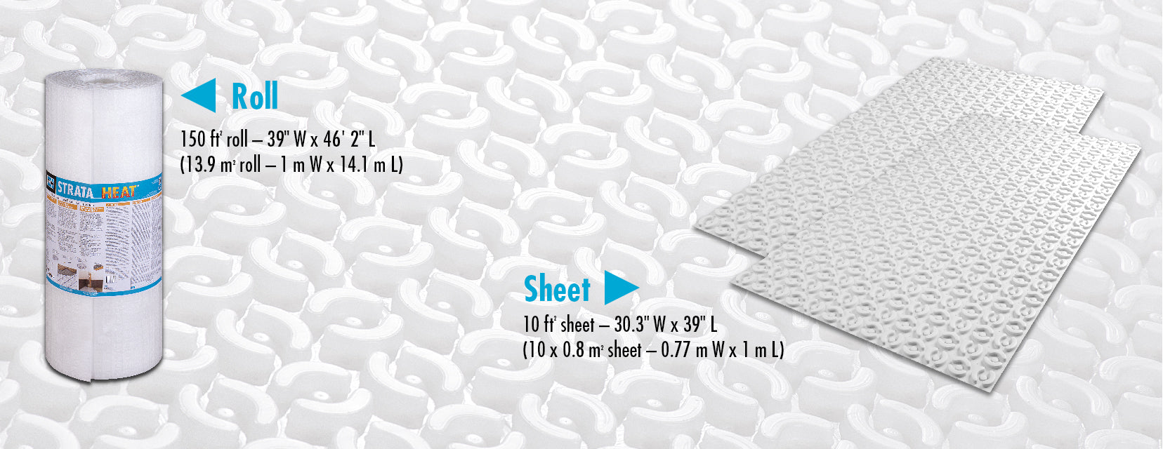 Laticrete - Membrane de désolidarisation Strata Heat Mat (8.6 pi²)
