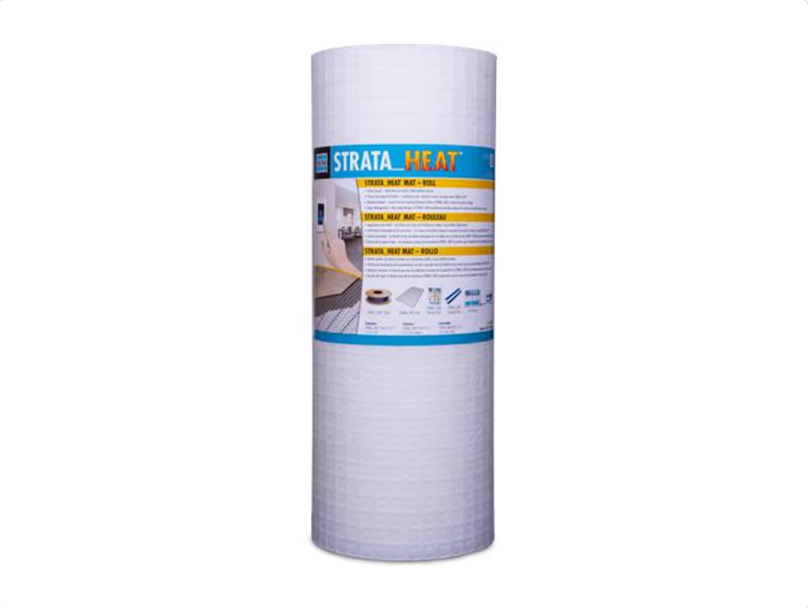 0179-0161-H - 39" x 49' 6" (161 ft²) - Laticrete Strata-Heat Mat Uncoupling Membrane in Roll 