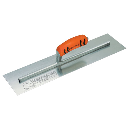 Kraft Tool - Truelle de finition pour ciment en acier au carbone avec manche ProForm 12" x 13"