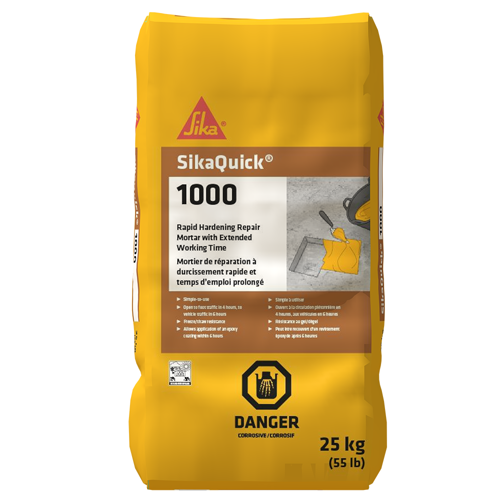 Sika - Sikaquick-1000 Mortier de réparation à durcissement rapide 25 kg