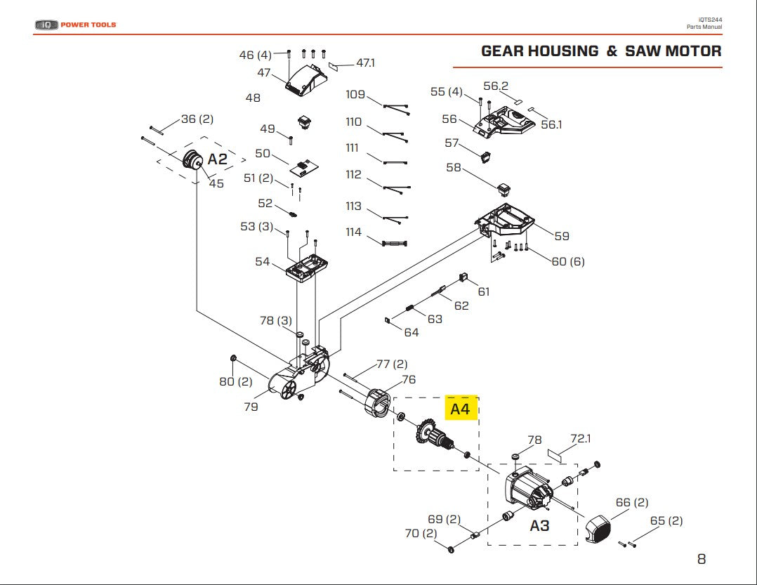 iQ Power Tools - Assemblage d'armature pour iQTS244