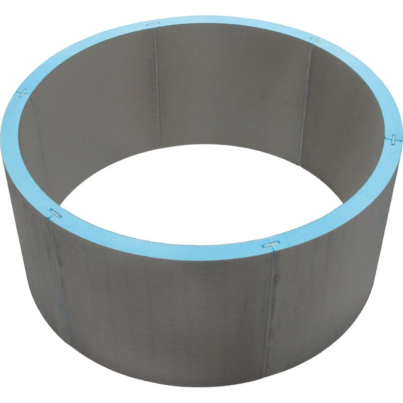 Wedi - Panneau de douche Fundo Trollo extention rond 43-1/3" x 43-1/3" x 19-2/3"
