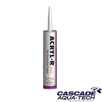 Mastic de vitrage en silicone - transparent - cartouche 10 oz