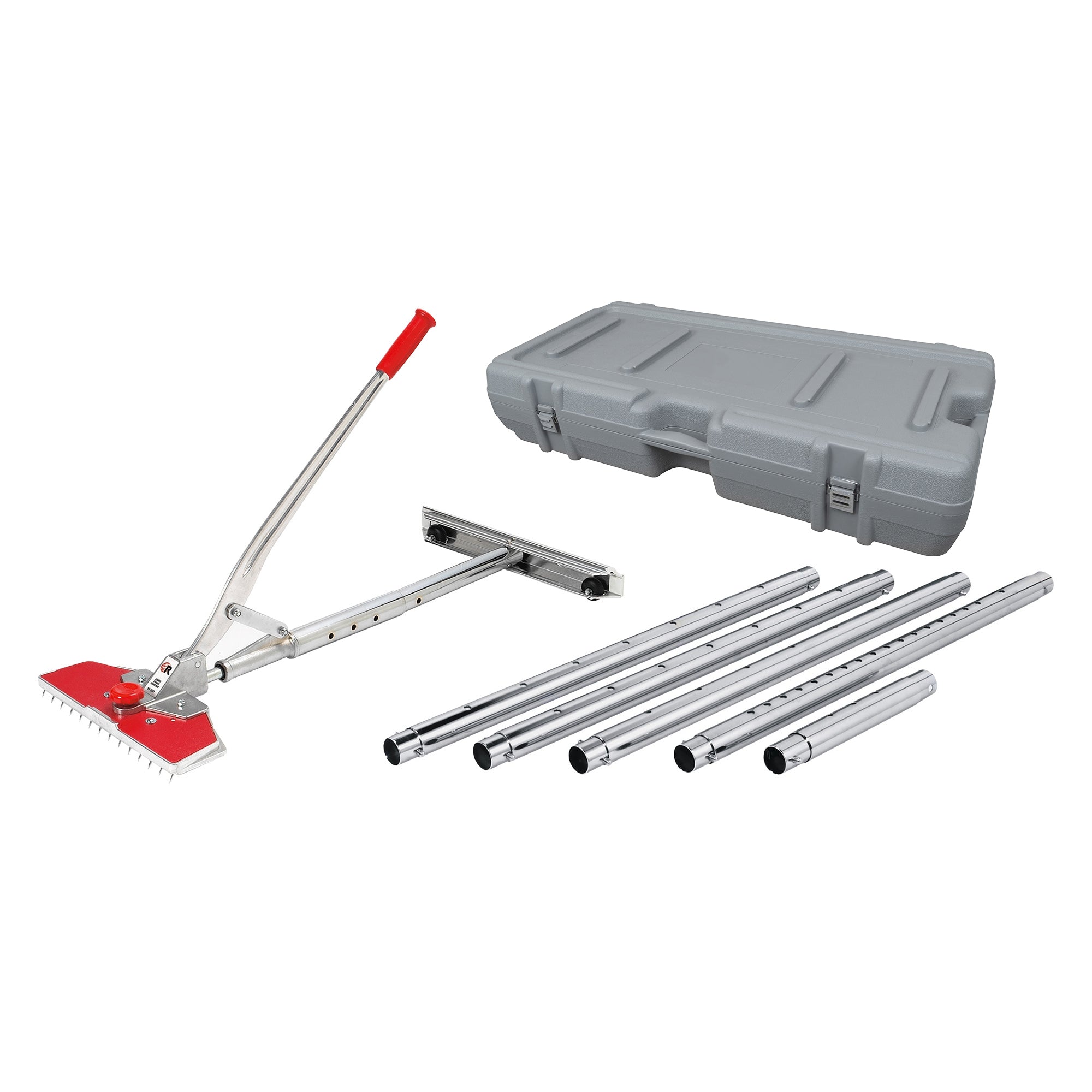 Roberts - Kit d'étirement de tapis électrique 8 pièces avec tube de verrouillage réglable et mallette roulante pour étirer jusqu'à 23.5'
