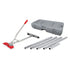 Roberts - Kit d'étirement de tapis électrique 8 pièces avec tube de verrouillage réglable et mallette roulante pour étirer jusqu'à 23.5'