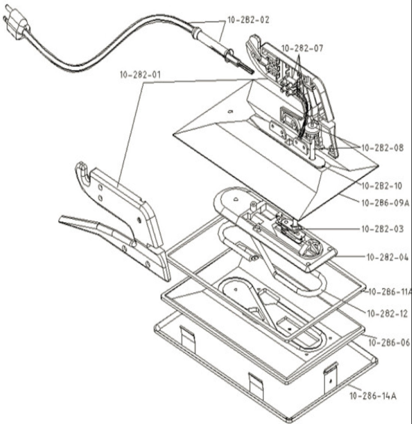 Roberts - Base de montage pour fer 6" pour 10-286