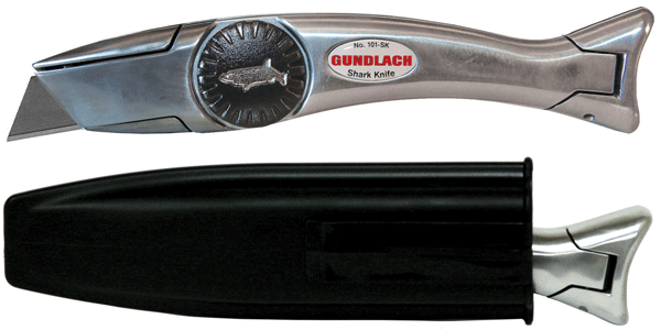 Gundlach - Couteau à requin avec support en plastique