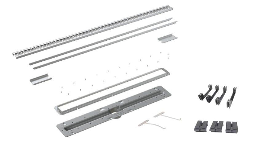 Mapei - ShowerPerfect Kit d'assemblage de drain linéaire